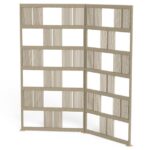 TALL ALUMINIUM AND ROPE PARTITION SCACCO 100X02X200cm