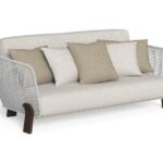 ARGO ACCOYA WOOD SOFA LOVE SEAT 185X95X76cm