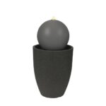 STONE FOUNTAIN WITH LED LIGHTING S 35,5X35,5X63,5CM