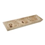 RECTANGULAR WOODEN SERVING TRAY 13X45X4CM