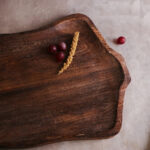 BROWN WOODEN PRESENTATION TRAY XXL 80X30X4CM - Image 2
