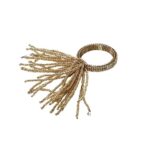 BEADED NAPKIN RING 10CM