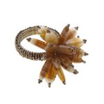 BEADED NAPKIN RING 6,45CM
