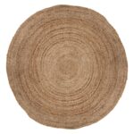 ROUND NATURAL RUG DIAM. 120 CM