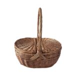 WILLOW BASKET WITH COVER 42X28,5X45CM