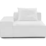 CUSTOM MADE SOFA WHITH ARM LEFT