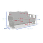 LOUNGE OUTDOOR / LOUNGE SET 275 X 180,7 X 86,5 CM - Image 9