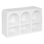 SHELVING UNIT WITH 6 NICHES 110 X 35 X 71,5 CM