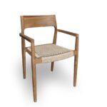 STACKABLE ARMCHAIR OUTDOOR / INDOOR 75 X 54 X 49 CM