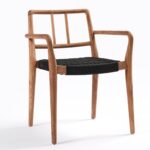 STACKABLE ARMCHAIR OUTDOOR / INDOOR 55 X 54 X 78 CM