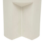 WHITE COFFEE TABLE DIAMETER 34CM - Image 4