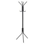 METAL COAT STAND WITH 8 HOOKS 51,5 X 44 X 171 CM