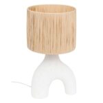 CERAMIC NATURAL TABLE LAMP