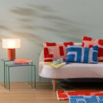 PINK GLASS TABLE LAMP 36 CM - Image 7