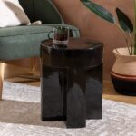 BLACK CERAMIC TOTEM COFFEE TABLE D.42 CM X H.50 CM - Image 4