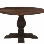 WOOD DINING TABLE D.120 CM X H.76 CM