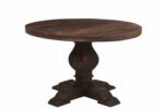 WOOD DINING TABLE D.120 CM X H.76 CM - Image 4