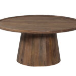 WOOD COFFEE TABLE 80 X 80 X 36 CM