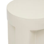 WHITE COFFEE TABLE DIAMETER 34CM - Image 3