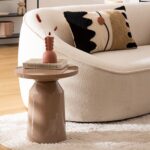 BEIGE TOTEM METAL SIDE TABLE  D. 38 CM x H. 44 CM - Image 3