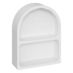WALL SHELF 35 X 12 X 45 CM WHITE MDF