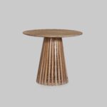 WOOD DINNING TABLE D.120 CM X H.76 CM