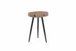 WOOD METAL STOOL D. 34 CM X H.51 CM