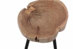 WOOD METAL STOOL D. 34 CM X H.51 CM - Image 2