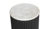 MARBLE TOP SIDE TABLE D.35 CM X H.50 CM - Image 2