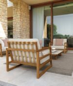 ALABAMA//WOOD LIVING ARMCHAIR 85 X 85 X 80 CM