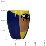 VASE ABSTRACT FACE MULTI 12 X 12 X 15 CM - Image 5