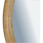 MIRROR RUBBERWOOD NATURAL 50 X 6 X 70 CM - Image 2