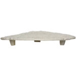 WALL PLAQUE CORAL SANDSTONE IVORY 35.5 X 31.5 X 6.8 CM - Image 3