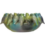 BOWL BIRDS STONEWARE MULTI 37.5 X 37.5 X 15 CM - Image 3