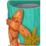 VASE FISH POLYRESIN MULTI 19 X1 7 X 28 CM - Image 2