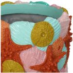 VASE SHELL POLYRESIN MULTI 23 X 23 X 27 CM - Image 2