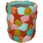 VASE SHELL POLYRESIN MULTI 23 X 23 X 27 CM