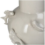 VASE FISHES STONEWARE IVORY 24.2 X 24.2 X 36.5 CM - Image 2