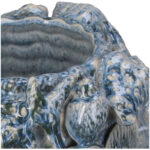 PLANTER SHELLS FINE EARTHENWARE BLUE 26.5 X 26 X 16 CM - Image 2