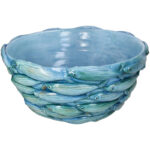 PLANTER FISHES MGO BLUE 39 X 39 X 18.5 CM