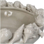 BOWL SHELL STONEWARE IVORY 35.7 X 35.7 X 13 CM - Image 2