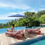 SUNBED 95 X 210 X 45 CM