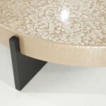 BEIGE AND BROWN COFFEE TABLE - Image 10