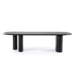 EIKEN FINEER BLACK DINING TABLE IN 300 x1 20 x 76 CM