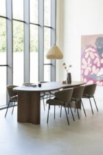 EIKEN HOUT BROWN DINING TABLE IN 300 X 110 X 77 - Image 5