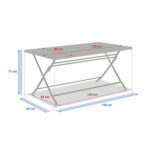 RECTANGULAR FOLDING TABLE IN 150 X 80 X 71 CM - Image 3