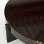 BEIGE AND BROWN COFFEE TABLE - Image 5