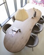 EIKEN HOUT BROWN DINING TABLE IN 300 X 110 X 77 - Image 2