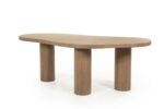LIGHT BROWM DINING TABLE IN 215 X 110 X 76 CM - Image 5