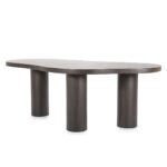 DARK BROWN DINING TABLE IN 215 x 110 x 76 cm - Image 5